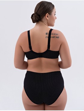 Натуральный бюстгальтер Valmira 1203/C черный в крапинку, Цвет: черный в крапинку, Размеры: 80E, изображение 8