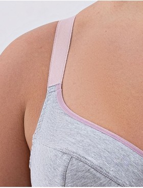 Натуральный бюстгальтер Valmira 1203/C серый меланж, Цвет: серый меланж, Размеры: 80F, изображение 5