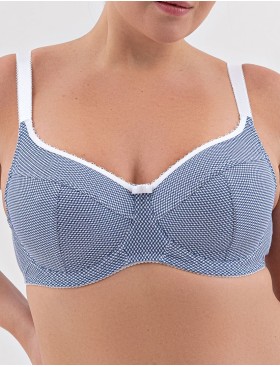 Бюстгальтер из хлопка Valmira 1203/G нежно-васильковый, Цвет: нежно-васильковый, Размеры: 85E