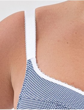 Бюстгальтер из хлопка Valmira 1203/G нежно-васильковый, Цвет: нежно-васильковый, Размеры: 85E, изображение 4