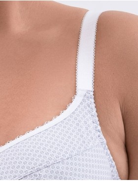 Бюстгальтер из хлопка Valmira 1203/G жемчужно-серый, Цвет: жемчужно-серый, Размеры: 80D, изображение 4