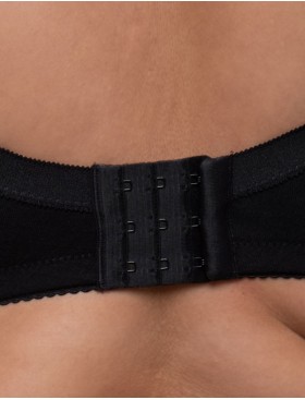 Хлопковый бюстгальтер на каркасах Valmira 1204 тисненый черный, Цвет: тисненый черный, Размеры: 80I, изображение 7