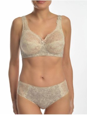 Хлопковый бюстгальтер без косточек Valmira 1205/G пион меланж, Цвет: пион меланж, Размеры: 90D, изображение 9