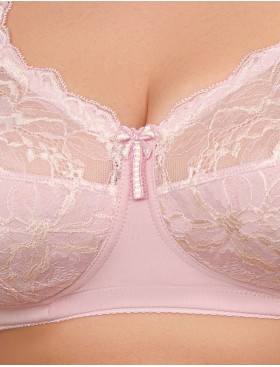 Бюстгальтер из хлопка без косточек Valmira 1206/C лотос, Цвет: лотос, Размеры: 90D, изображение 4