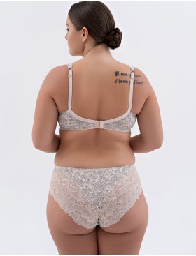 Бюстгальтер хлопковый без косточек Valmira 1206/G пион меланж, Цвет: пион меланж, Размеры: 90D, изображение 8