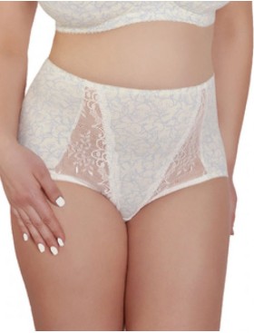 Высокие хлопковые трусы Valmira 2918/C молоко с голубым, Цвет: молоко с голубым, Размеры: L