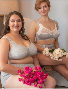 Бюстгальтер с широкими бретелями Valmira 1121/G молочная графика, Цвет: молочная графика, Размеры: 115D, изображение 2