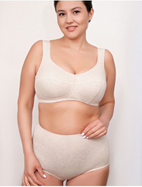 Льняной бюстгальтер с широкими бретелями Valmira 1121/L, Цвет: лен, Размеры: 90D, изображение 6