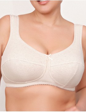 Льняной бюстгальтер с широкими бретелями Valmira 1121/L, Цвет: лен, Размеры: 90D