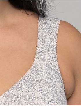 Бюстгальтер с широкими бретелями Valmira 1121/G синий меланж, Цвет: синий меланж, Размеры: 115D, изображение 4