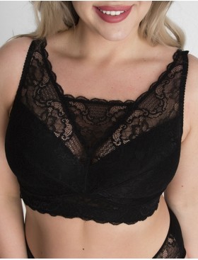 Бюстгальтер-топ мягкий Akcent A-78 M черный, Цвет: черный, Размеры: 90D