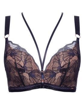 Бюстгальтер супер пуш-ап без косточек Alles VOLARE SUPER P-UP темно-синий, Цвет: темно-синий, Размеры: 60F, изображение 6