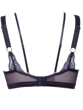 Бюстгальтер супер пуш-ап без косточек Alles VOLARE SUPER P-UP темно-синий, Цвет: темно-синий, Размеры: 60F, изображение 7