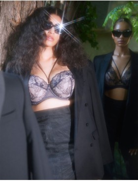 Бюстгальтер с поролоном Alles VOLARE U/W темно-синий, Цвет: темно-синий, Размеры: 70D, изображение 8