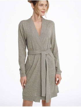 Домашний кардиган Esotiq MOVE 41133 хаки, Цвет: хаки, Размеры: S