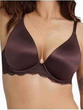 Бюстгальтер с гладкой чашкой Esotiq IDALIS 40999 шоколадный, Цвет: шоколадный, Размеры: 80C