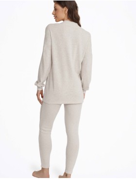 Трикотажный комплект Esotiq MOVE 41131 бежевый, Цвет: бежевый, Размеры: XL, изображение 2