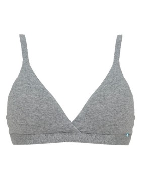 Бюстгальтер триангул из хлопка Infiore FLAMENCO 858 grigio melange, Цвет: grigio mel (серый), Размеры: 85B, изображение 2