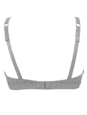 Бюстгальтер триангул из хлопка Infiore FLAMENCO 858 grigio melange, Цвет: grigio mel (серый), Размеры: 85B, изображение 3