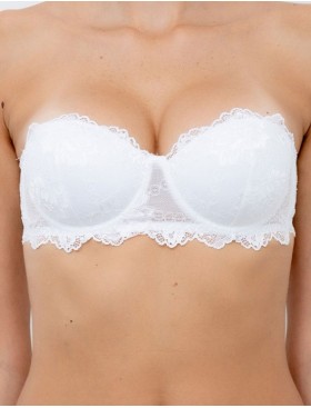 Бюстгальтер анжелика пуш-ап Lormar DELUXE bianco, Цвет: bianco (белый), Размеры: 80B, изображение 3