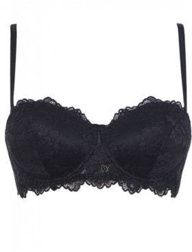 Бюстгальтер анжелика пуш-ап Lormar DELUXE nero, Цвет: nero (черный), Размеры: 80B, изображение 5