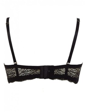 Бюстгальтер фашия с двойным пуш-ап Lormar EXTRA PIZZO nero, Цвет: nero (черный), Размеры: 70B, изображение 5