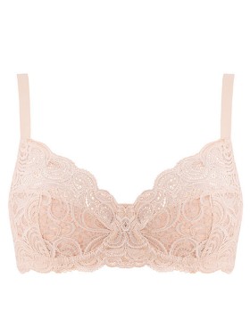 Кружевной бюстгальтер Lormar FRIZZANTE SFODERATO cipria, Цвет: cipria (телесный), Размеры: 70D, изображение 5