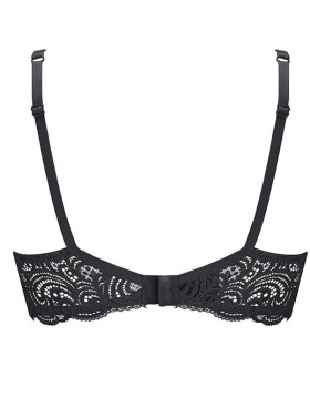 Бюстгальтер с глубоким вырезом Lormar FRIZZANTE V-BRA nero, Цвет: nero (черный), Размеры: 85B, изображение 2