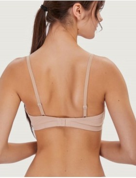 Треугольный бюстгальтер без косточек Lormar INVISIBILE EXTRA nudo, Цвет: nudo (телесный), Размеры: 75B, изображение 3