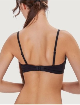 Треугольный бюстгальтер без косточек Lormar INVISIBILE EXTRA nero, Цвет: nero (черный), Размеры: 80B, изображение 2