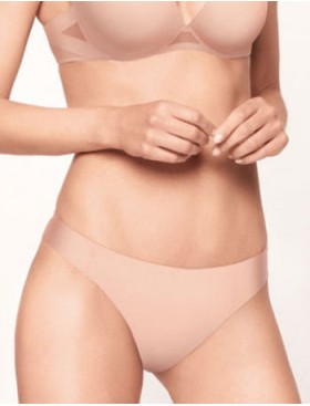 Гладкие трусики стринги Lormar PERIZOMA EXTRA nudo, Цвет: nudo (телесный), Размеры: M