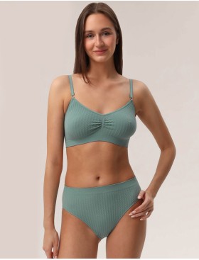 Топ на тонких бретелях MY BR641 laguna, Цвет: бирюзовый, Размеры: S, изображение 2