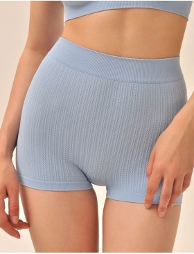 Трусы шорты с высокой посадкой MY BX326 blue sky, Цвет: голубой, Размеры: S