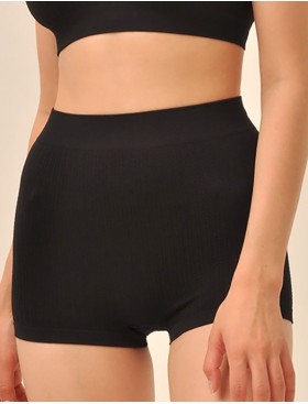Трусы шорты с высокой посадкой MY BX326 nero, Цвет: черный, Размеры: S