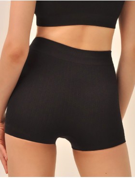 Трусы шорты с высокой посадкой MY BX326 nero, Цвет: черный, Размеры: S, изображение 2