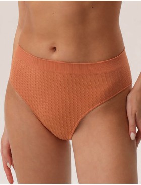 Трусы слипы из микрофибры MY SL716 caramel, Цвет: оранжевый, Размеры: S