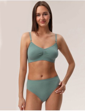 Трусы слипы из микрофибры MY SL716 laguna, Цвет: бирюзовый, Размеры: M, изображение 2