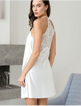 Шелковая сорочка с кружевом Mia-Amore MARJORY 3960 белый, Цвет: белый, Размеры: L, изображение 3