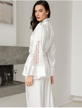 Костюм тройка из натурального шелка Mia-Amore MARJORY 3966 белый, Цвет: белый, Размеры: M, изображение 3