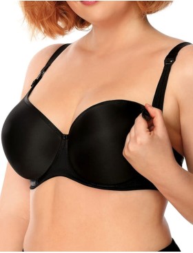 Бюстгальтер для кормления Nipplex ANNA U MAMA черный, Цвет: черный, Размеры: 80E
