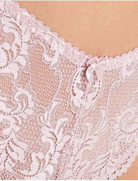 Кружевные стринги Simona M 003/30 лотос, Цвет: лотос, Размеры: XL, изображение 2