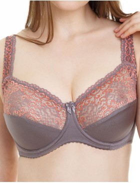 Бюстгальтер мягкий биколор Simona M 912 акула, Цвет: акула, Размеры: 90H