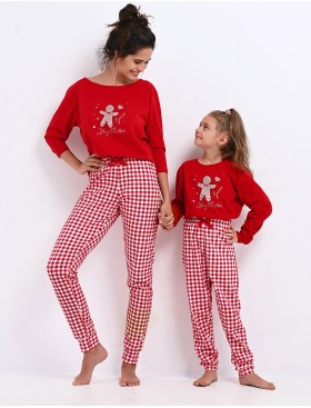 Пижама для девочки Sensis HAZEL KIDS, Цвет: красный, Размеры: 110-116, изображение 2