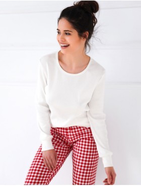 Хлопковая пижама Sensis PERFECT, Цвет: белый, Размеры: L