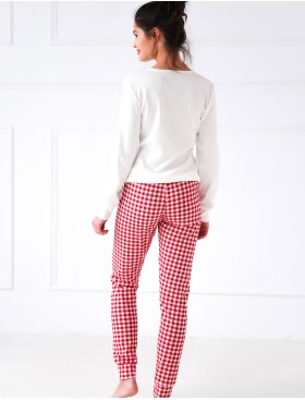 Хлопковая пижама Sensis PERFECT, Цвет: белый, Размеры: L, изображение 3