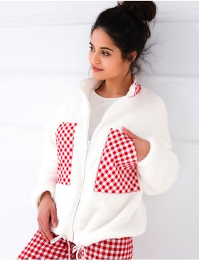 Домашняя толстовка Sensis PERFECT, Цвет: белый, Размеры: S/M