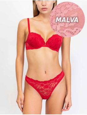 Комплект Sielei ALLURE 2680+2673 пуш-ап стринги malva, Цвет: malva (лиловый), Размеры: 75B
