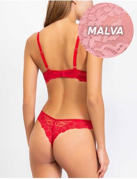 Комплект Sielei ALLURE 2680+2673 пуш-ап стринги malva, Цвет: malva (лиловый), Размеры: 75B, изображение 2