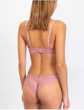 Комплект Sielei ALLURE 2688+2677 балконет бразилиана malva, Цвет: malva (лиловый), Размеры: 75C, изображение 2