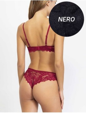 Комплект Sielei BERRIES 7426+7427 бандо бразилиана nero, Цвет: nero (черный), Размеры: 80B, изображение 2